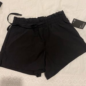 black high waisted gap running shorts